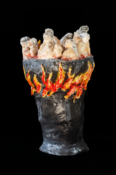 Vase de l'enfer, 2023, Bachelot & Caron. Courtesy of BPS22 © Pierre Tanguy