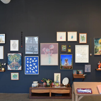 Various artists, Where have all the flowers gone, exhibition view. Courtesy of Catharine Clark Gallery