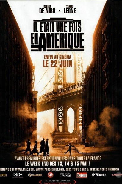 Locandina di C'era una volta in America, di Sergio Leone