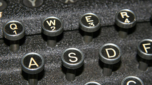 Enigma Machine. Courtesy of The Military Museums 