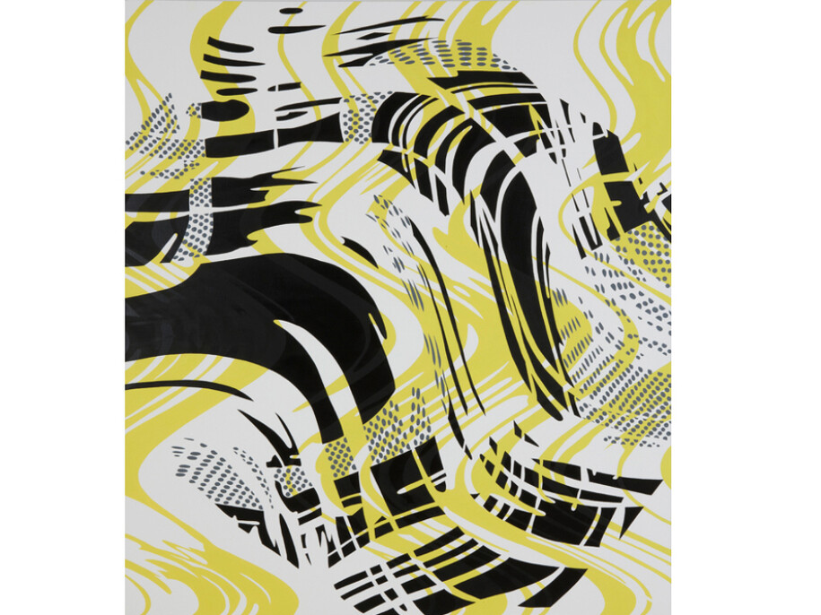 Shirley Kaneda, Composed Disarray, 2013, 80 x 70 inches, 203 x 177 cm, Acrylic and Oil on Linen