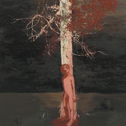 Shadow Branches, Lisa Wright RWA, oil on canvas, 2007-8