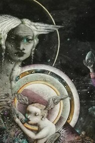 Octavia Monaco, La sorgente della vita, particolare