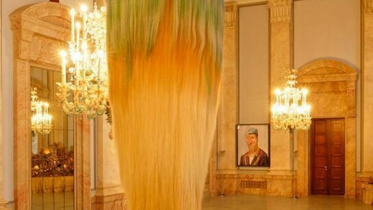 Pietro Roccasalva, Clinamen II (Truka), 2007, Salone delle Feste, Ambasciata Italiana a Berlino. Foto Jan-Peter Nuesken