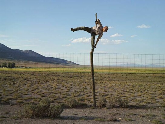 Lucas Foglia, Tommy Trying to Shoot Coyotes, Big Springs Ranch, Oasis, Nevada 2012, © Lucas Foglia