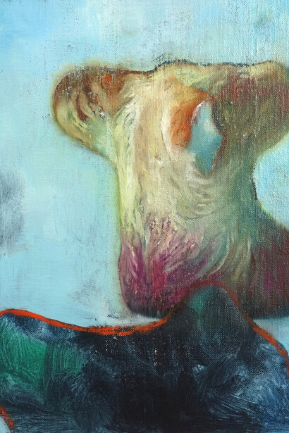 Maude Maris
Ursidé, 2021
Oil on canvas
10 5/8 x 8 21/32 in
(27 x 22 cm)