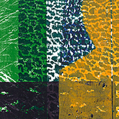 Matthias Mansen, Bather, before the Storm, 1991, woodcut, National Gallery of Art, Washington, Gift of Daniel Bell