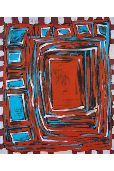 Bob Gibson, Warlutu, Acrylic on Canvas, 101 x 121 cm
