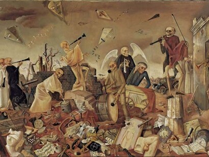 «La danza de los esqueletos» (1944), Felix Nussbaum