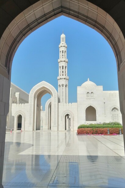 Grande Moschea del Sultano Qaboos a Muscat, la moschea principale del Sultanato dell'Oman