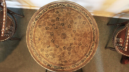 The famous study desk of Abdulhamid II. in Beylerbeyi Palace