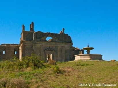 The abandoned town of Monterano