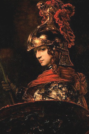 Rembrandt Pallas Athene (1657)