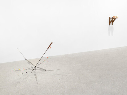 Ruoxi Jin, Microclimats, vue de l'exposition. Avec l'aimable autorisation de la galerie Mennour