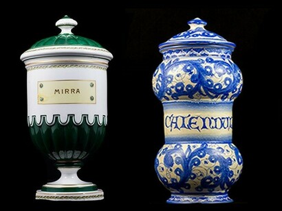 Ancient apothecary jars