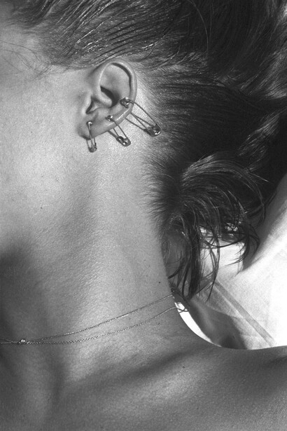 Gigi Williams, Montauk. Ph by Christopher Makos