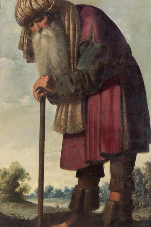 Francisco de Zurbarán (Spanish, 1598–1664), Jacob, ca. 1640–45, Oil on canvas, 79 1/8 x 40 5/16 inches (201 x 102.4 cm)
©Auckland Castle Trust/Zurbarán Trust, Photo credit: Robert LaPrelle