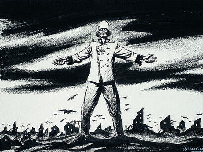 Mario Armengol Torrella, Mission fulfilled, c. 1942-1944. Courtesy of Museu Nacional d'Art de Catalunya. Col·lecció Família Armengol Gasull