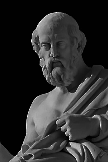 Pluton on a black background