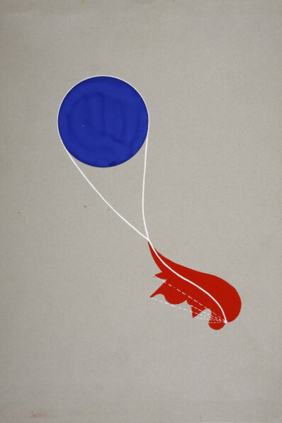 Erich Mrozek, link a geometric form with a free form
through a main tension, 1929/30, Photo credit: Bauhaus‐Archiv Berlin, photo: Markus
Hawlik