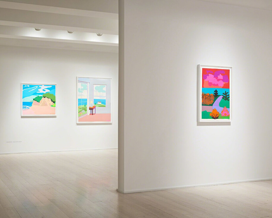 Daniel Heidkamp, Exhibition view. Courtesy of Pace Prints