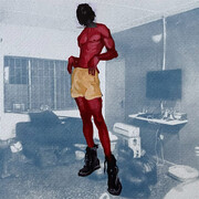 Adeoluwa Oluwajoba, What unique freedoms and self-fashionings! VII, 2022. Courtesy of Rele Gallery