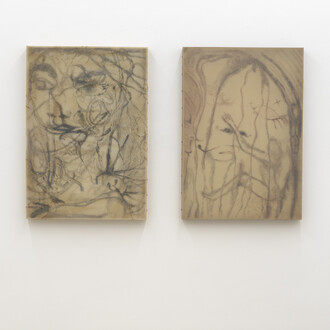 François Ghebaly, darling, your head’s not right, 2023, curated by Danica Lundy, installation view, photo by Dario Lasagni. Courtesy of François Ghebaly, NY