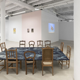 Varios artistas, There is a timbre of voice, vista de exhibición. Cortesía de la Galería Prats Nogueras Blanchard Barcelona/Madrid. Fotos por Roberto Ruiz