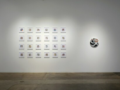 Shannon Cannings, Distortions, exhibition view. Courtesy of Cris Worley Fine Arts