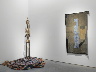 Sanford Biggers, Exhibition view. Courtesy of Marianne Boesky Gallery