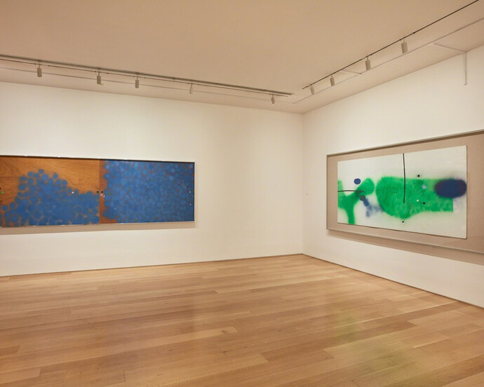Victor Pasmore, Exhibition view. Courtesy of Marlborough Fine Art