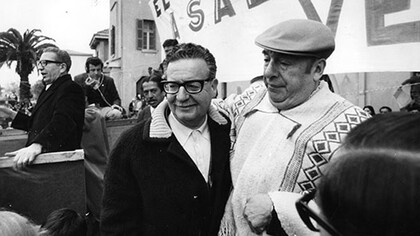 Pablo Neruda and Salvador Allende