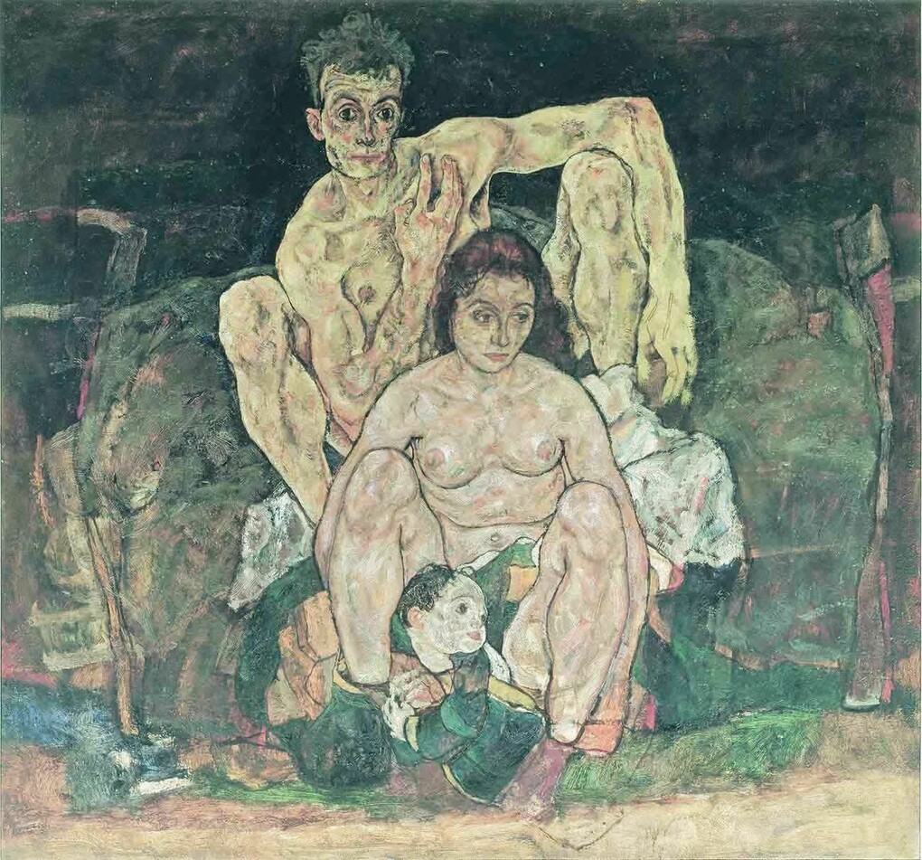 Egon Schiele, The Family, 1918