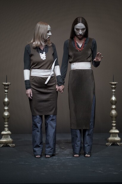 Alcesti, Daria Deflorian e Monica Piseddu, ph D. Burberi