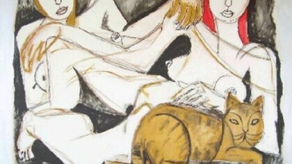 Antonio Giovanni Mellone, Donne con gatto