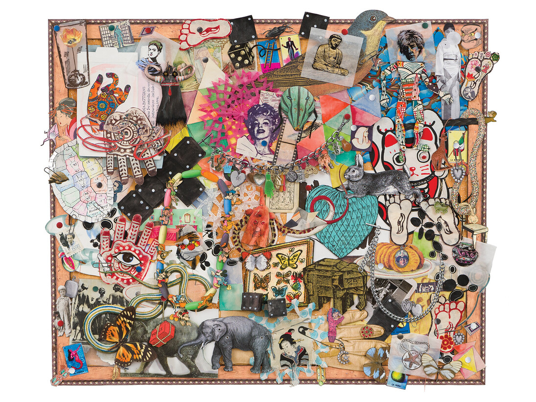 Jane Hammond, Bulletin Board Water Tulip