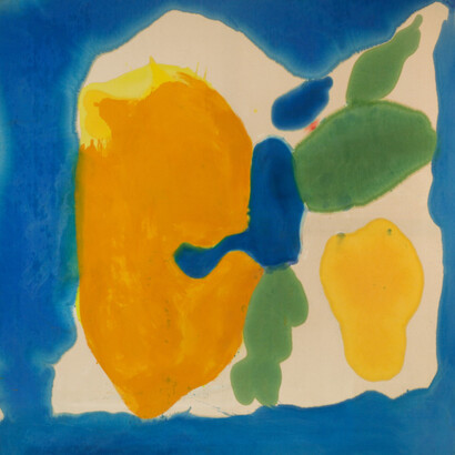 Helen Frankenthaler, Provincetown Window, acrylic on canvas. Courtesy of the Gagosian Gallery