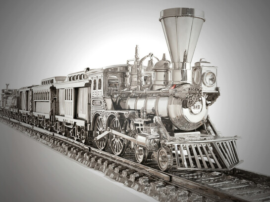Jeff Koons: Jim Beam – J.B. Turner Train (1986) Courtesy of the artist/Gagosian