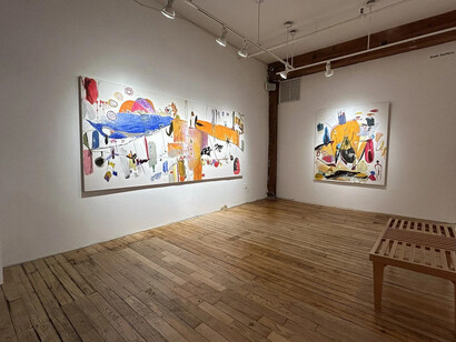 Various artists, Material evidence, exhibition view. Courtesy of Carter Burden Gallery