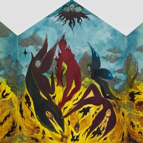 Naudline Pierre, Transfiguration (detail), 2023. Courtesy of Akron Art Museum