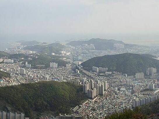 Jungho Oak, The holy landscape series-Hadandong, Busan, photograph, 2013, @ 43Inverness Street