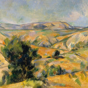Paul Cézanne, "Mont Saint-Victoire Seen from Gardanne," 1892-95. Courtesy of Yokohama Museum 