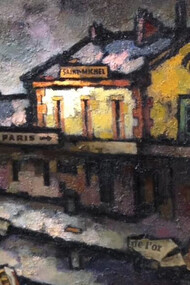 Oscar Rabin, The Abandoned Train Station. St Michel, 2012, detail. Private collection