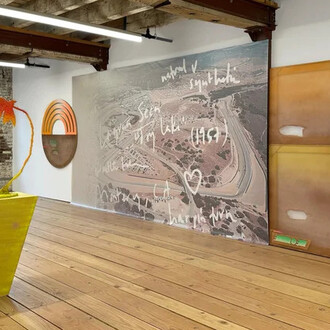 Wendy White, Laguna seca, exhibition view. Courtesy of Gaa Gallery