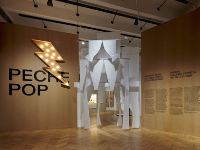 Peche pop, exhibition view. Courtesy of Museum für angewandte Kunst