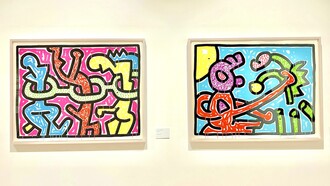 Keith Haring, Flowers II, I, 1990, Nakamura Keith Haring Collection, Keith Haring Artwork ©Keith Haring Foundation, Photo: Alma Reyes
