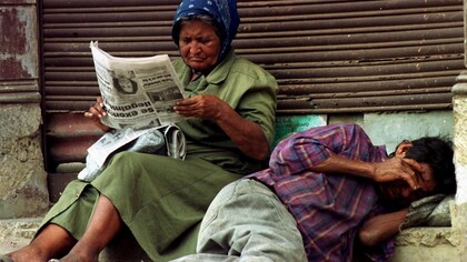 Pobreza y marginación en las calles de Chile