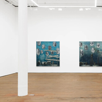 Matthias Franz, Die dünne haut der zivilisation, exhibition view. Courtesy of GRIMM