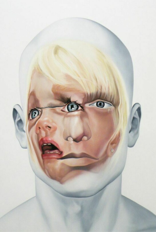 Face FS113 Still Child, 2013, 78 ¾ x 57 inches, 200 x 145 cm - oil on canvas