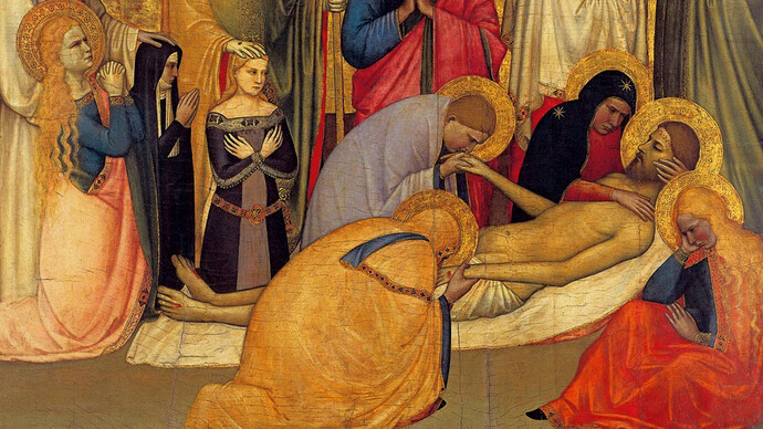 Giottino, La Pietà di San Remigio, particolare 